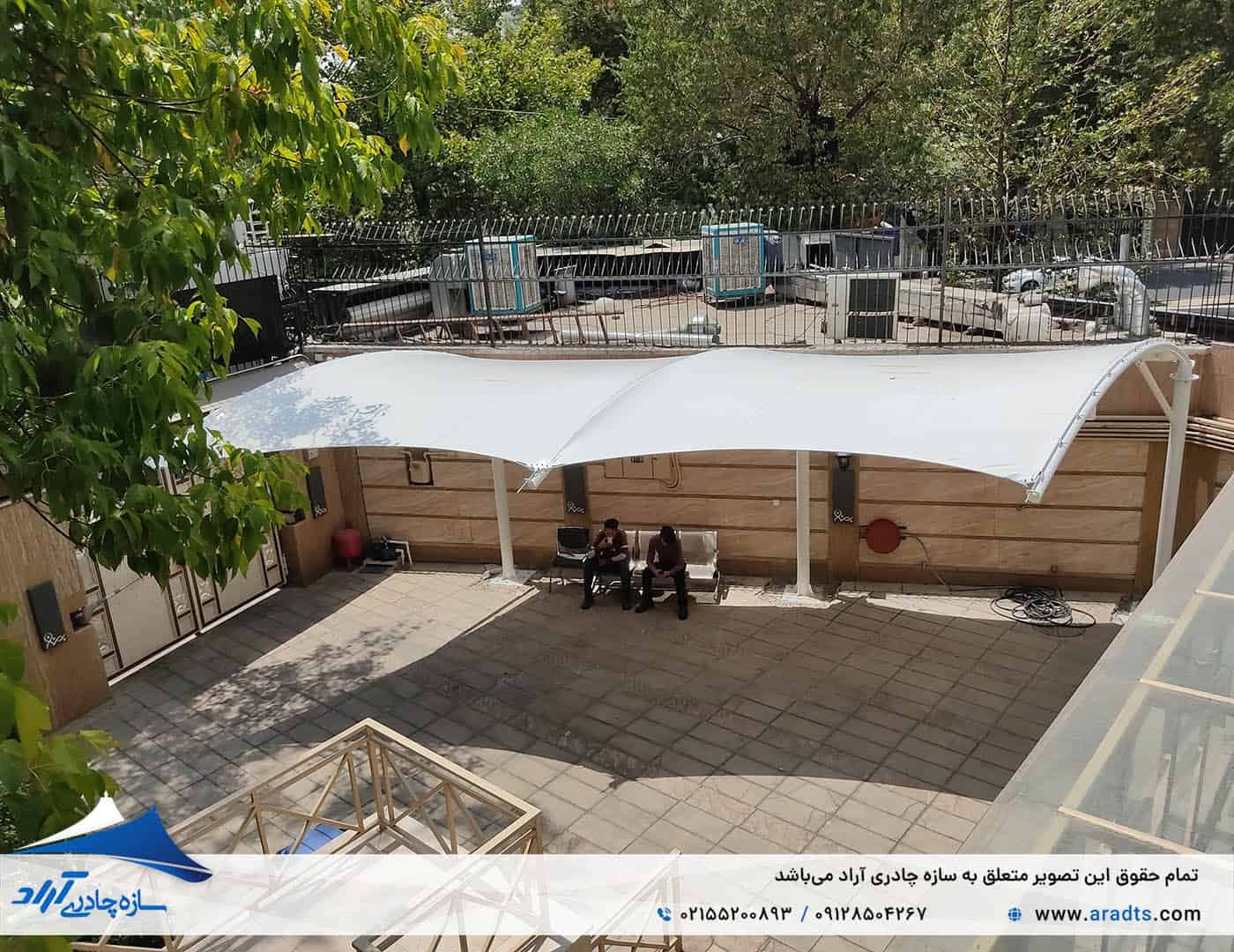 قیمت انواع سازه چادری | عوامل موثر، مقایسه و راهنمای خرید | سازه چادری آراد
