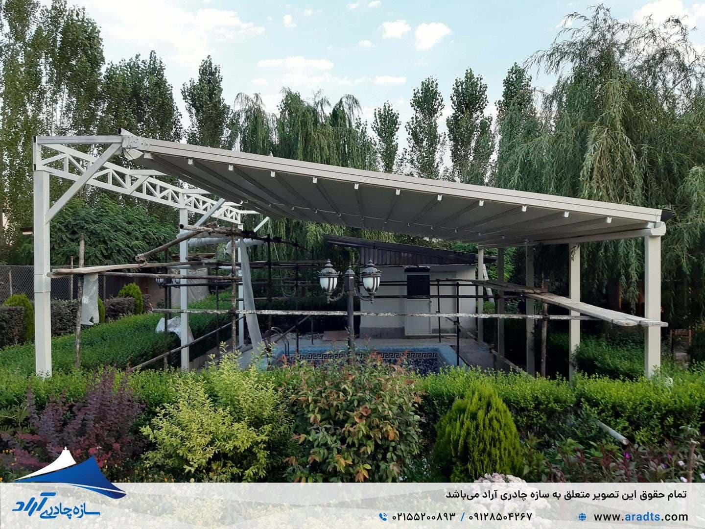 سایبان متحرک؛ راهکاری مدرن برای سایه‌ای هوشمند و انعطاف‌پذیر